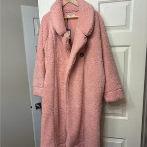 Smash + Tess Blush Teddy Jacket